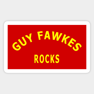 Guy Fawkes Rocks Magnet